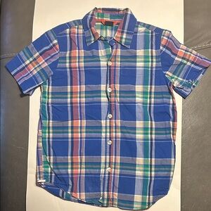 Gap Kids plaid Shirt - Blue, Green, Red size 6/7